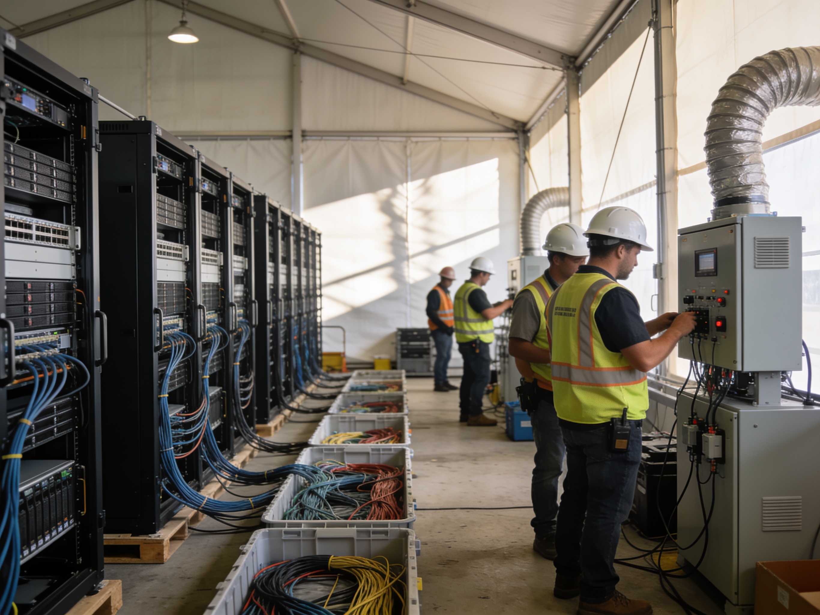 Temporary and Interim Data Center Infrastructure in Ashburn, VA